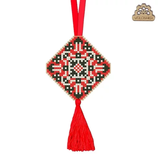 Брелок для вишивки хрестиком на пластиковій канві &quot;Здоров&quot;я&quot;, VPC_039