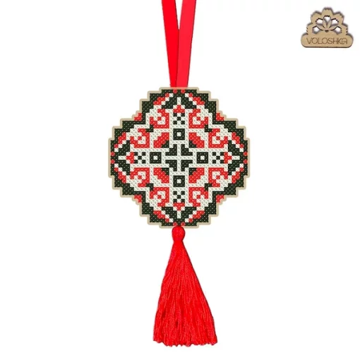 Брелок для вишивки хрестиком на пластиковій канві &quot;Кохання&quot;, VPC_040