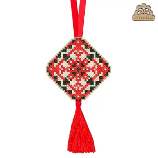 Брелок для вишивки хрестиком на пластиковій канві &quot;Ти завжди зі мною&quot;, VPC_042