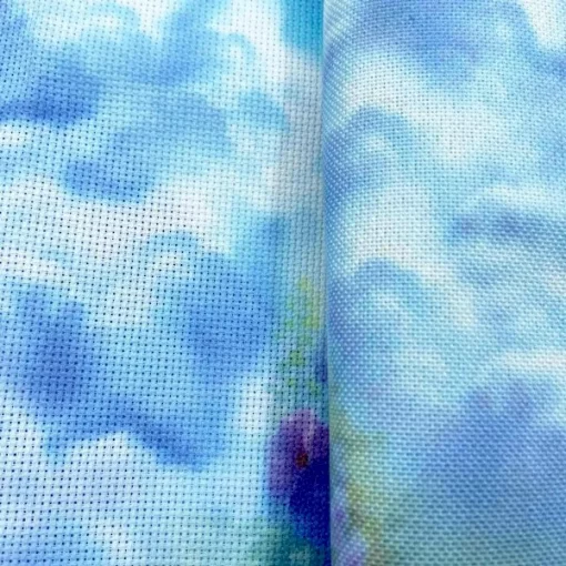 Набір для вишивки хрестом на принтованій канві &quot;Мальви&quot;, VCB_007