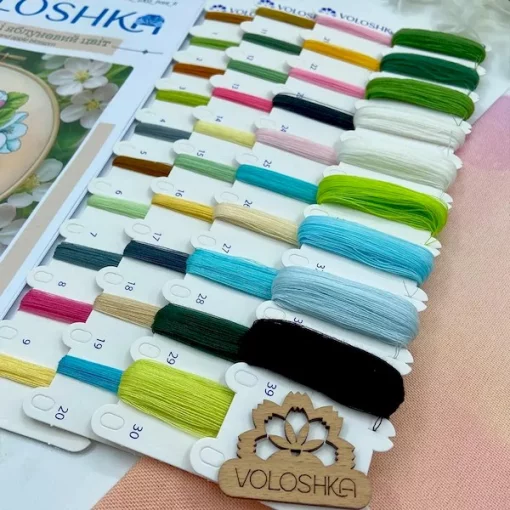 Набір для вишивки хрестиком &quot;Бджола і яблуневий цвіт&quot; VМС_1002_Print_R