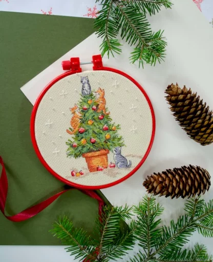 Набір для вишивки хрестиком &quot;Бешкетники&quot; АНМ-090