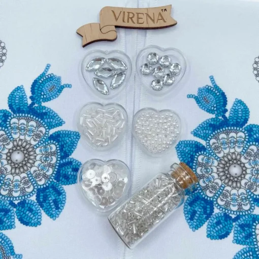 Рушник малий, РВМ-049 (з намистинами)