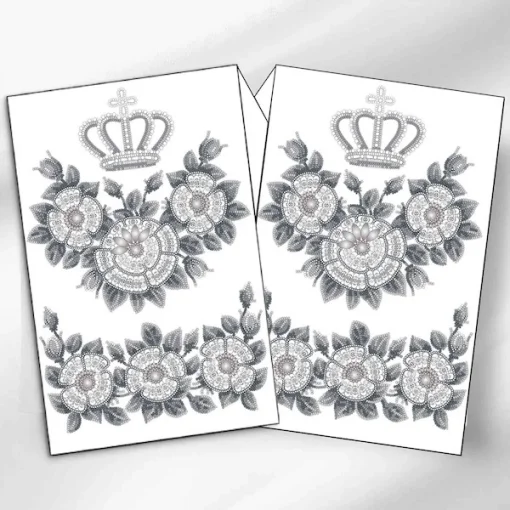 Рушник малий, РВМ-050 (з намистинами)