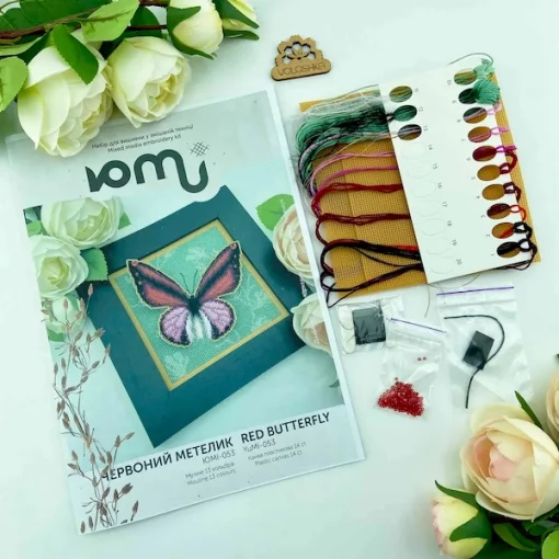 Картина на пластику &quot;Синій метелик&quot; YuMI_053