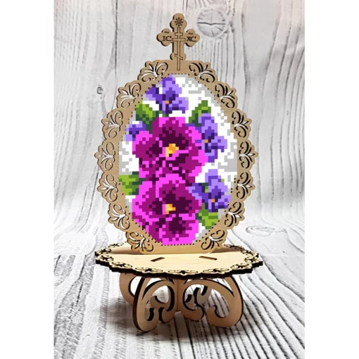 Писанка для вишивки бісером &quot;Фіолетова&quot; (51041)