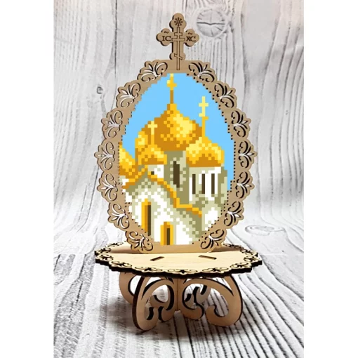 Писанка для вишивки бісером "Церква" (51044)