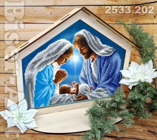 Шопка (різдвяний вертеп) під вишивку (2533202)