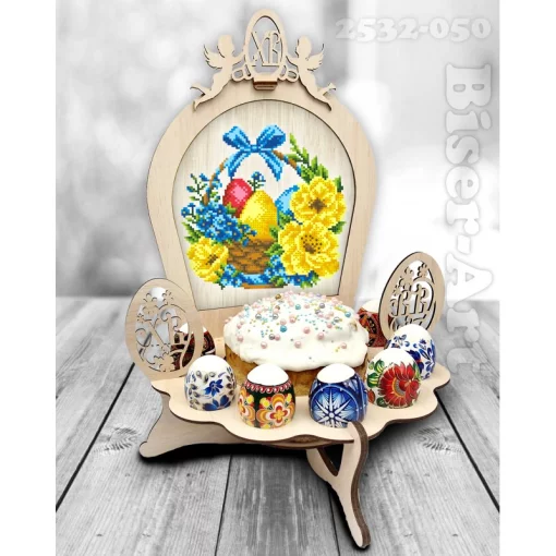 Підставка для паски та яєць під вишивку бісером (2532050)