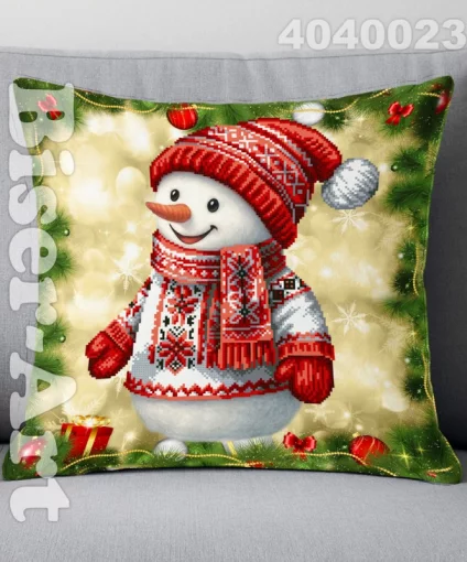 Пошита подушка з наволочкою для вишивання ВЕЛИКА (4040023)