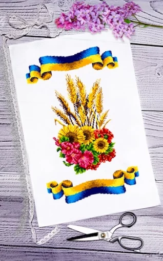 Рушник пасхальний для вишивки бісером (035)