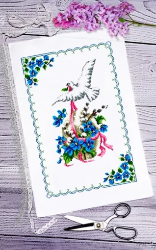 Рушник пасхальний для вишивки бісером (043)