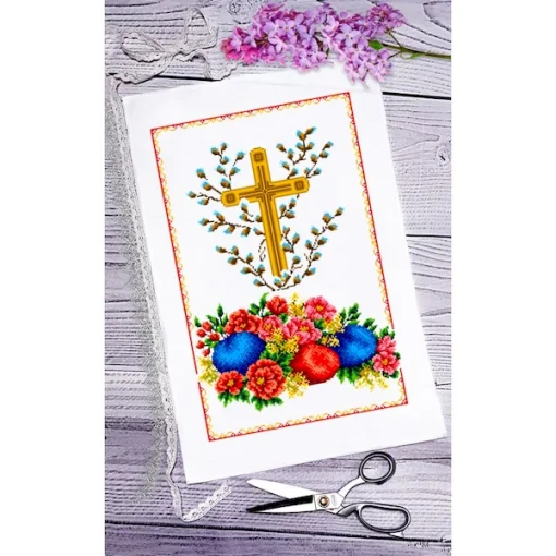Рушник пасхальний для вишивки бісером (056)