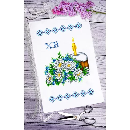 Рушник пасхальний для вишивки бісером (073)