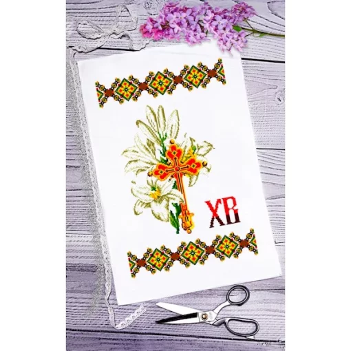 Рушник пасхальний для вишивки бісером (092)