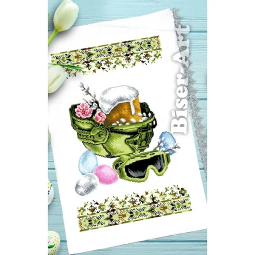 Рушник пасхальний для вишивки бісером (178)