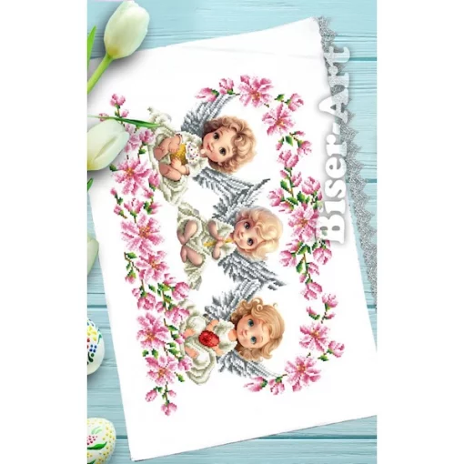 Рушник пасхальний для вишивки бісером (180)