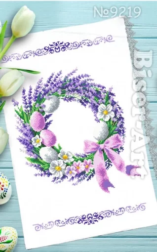 Рушник пасхальний для вишивки бісером (219)