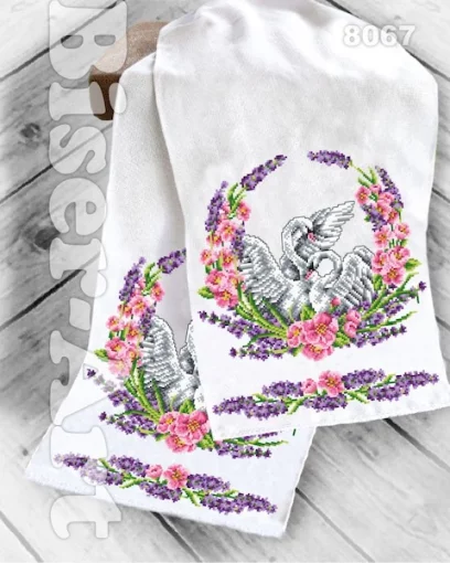 Рушник для вишивки бісером  (8067)