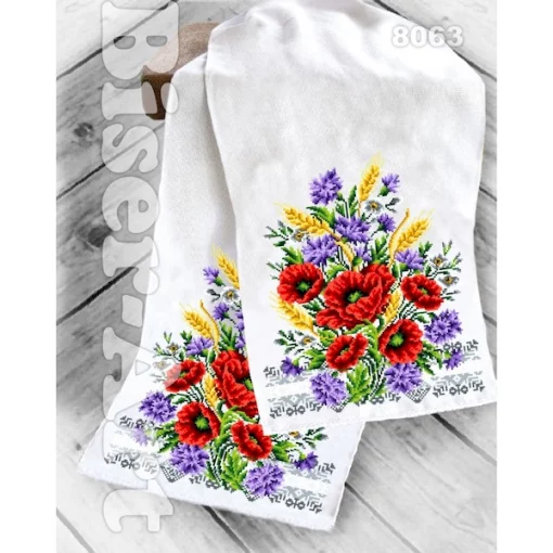 Рушник для вишивки бісером  (8063)