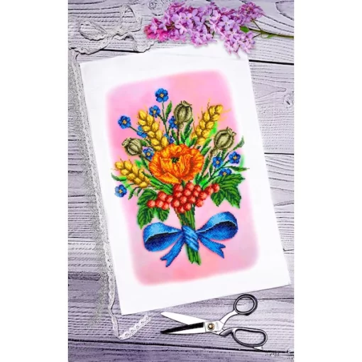 Спасівський рушник для вишивки бісером, арт. 107