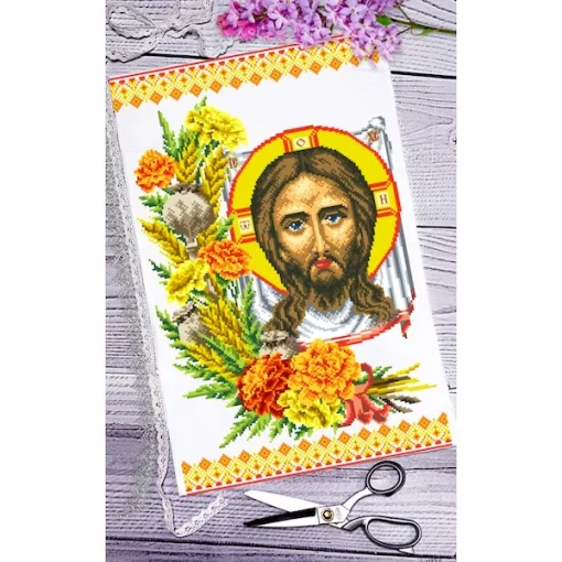 Спасівський рушник для вишивки бісером, арт. 117