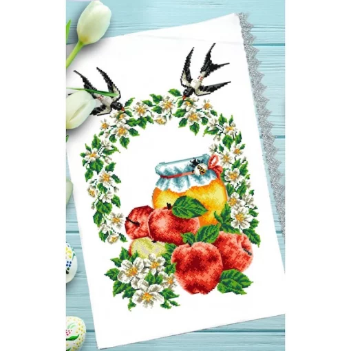 Спасівський рушник для вишивки бісером, арт. 123