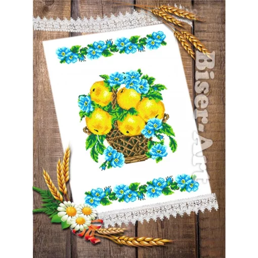 Спасівський рушник для вишивки бісером, арт. 135