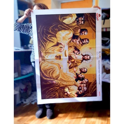 Схема Таємна вечеря, розмір 75х110 см, арт. 4502