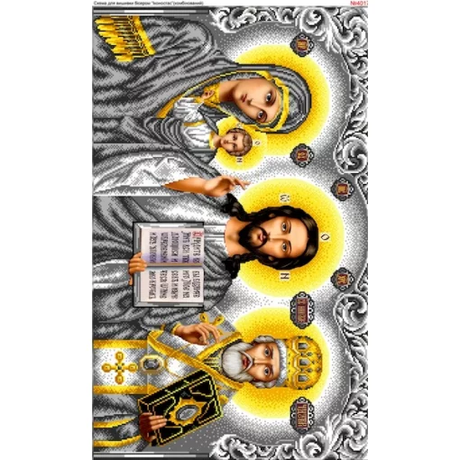 Схема вишивки бісером Іконостас (4017)