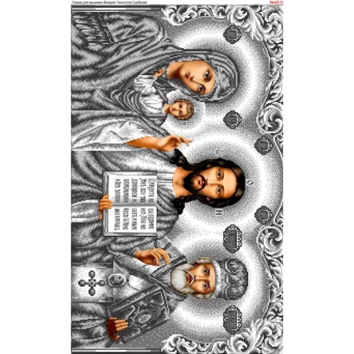 Схема вишивки бісером Іконостас (4019)