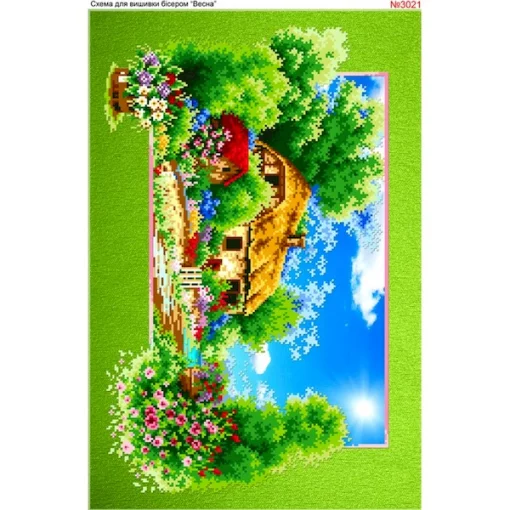 Схема для вишивки бісером  &laquo;Весна&raquo; (3021)
