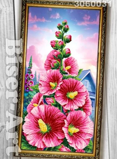 Схема вишивки бісером Мальви (3060031)