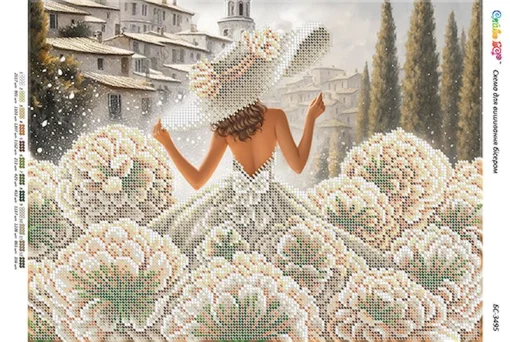 Дівчина в квітах-5, БС-3495