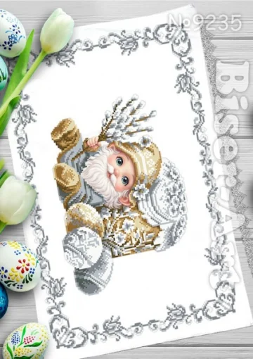 Рушник пасхальний для вишивки бісером (9235)