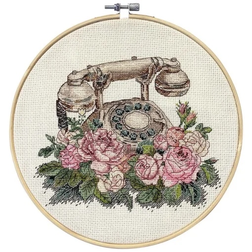 Набір для вишивки хрестиком "Чекаю на твій дзвінок", АН-312