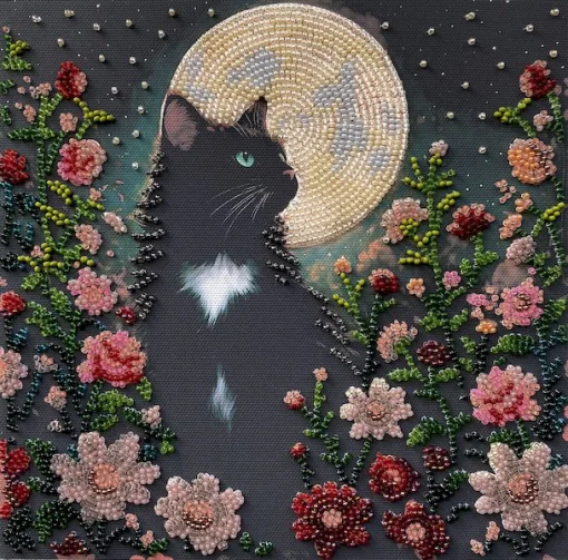 Набір для вишивки бісером "Не спиться", АМВ-136