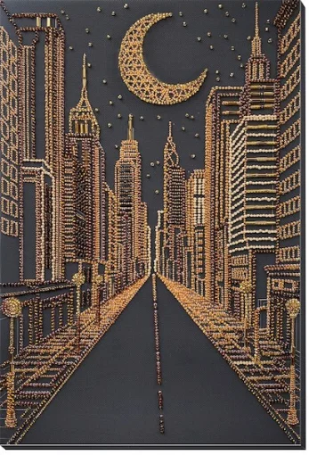 Набір для вишивки бісером "Місто мрій", АВ-971