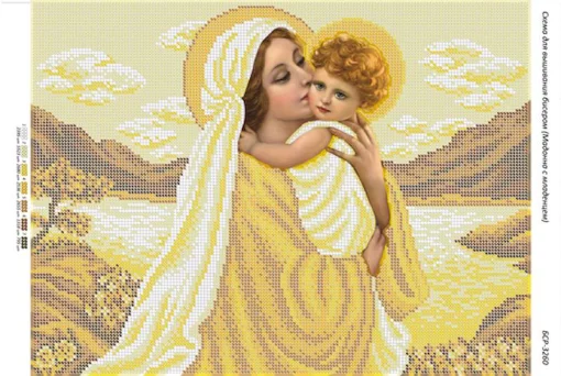 Мадонна з немовлям (золото)