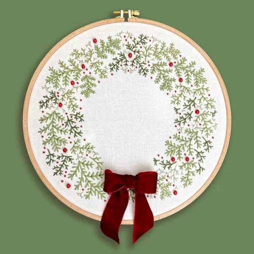 Набір для вишивання GL-5 &laquo;Святковий вінок&raquo;,  230 мм