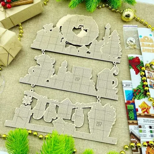 Фігурка інтер'єрна "Декор Різдвяний" під вишивку бісером ФІН_207