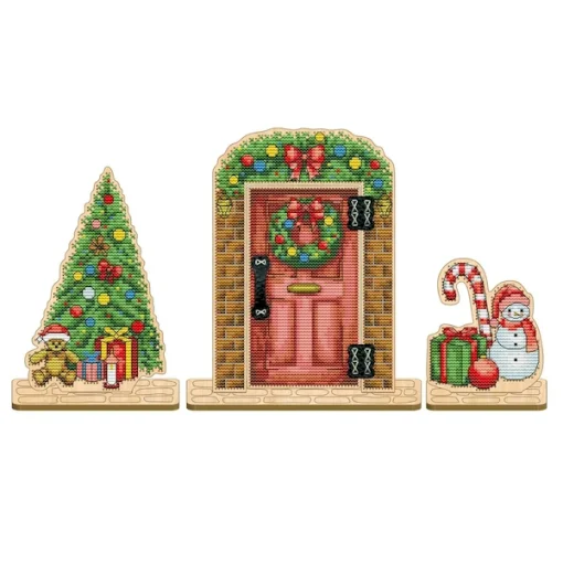 Новорічні двері VW_013