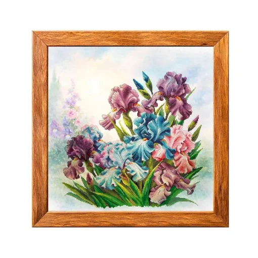 Набір для вишивки хрестиком "Іриси" VMC_1027