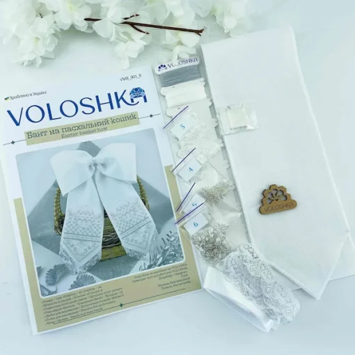 Бант пасхальний на кошик VMB_001_R