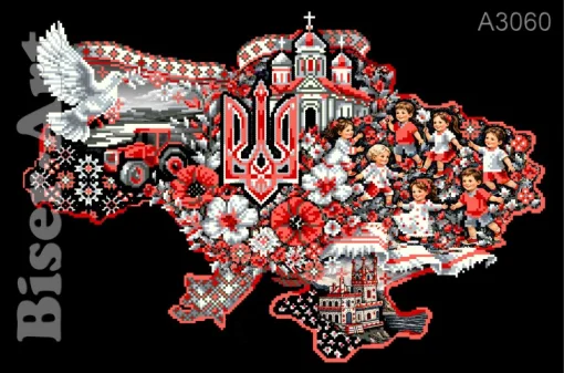 Схема для вишивки бісером  &laquo;Душа нації&raquo; (А3060)