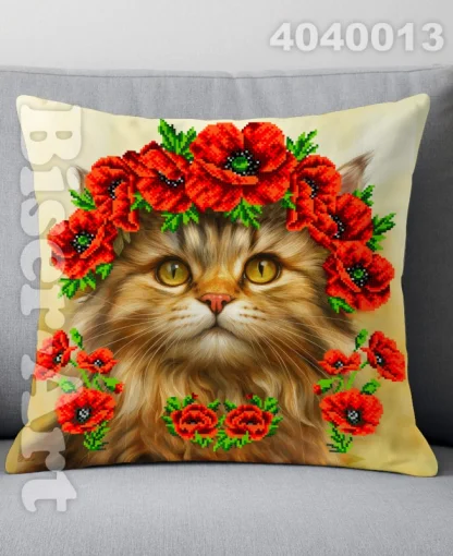 Пошита подушка з наволочкою для вишивання ВЕЛИКА (4040013)