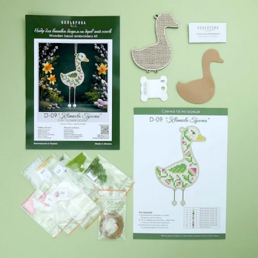 Декор D-09 "Квіткова гусочка"