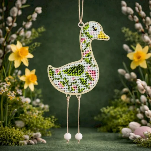 Декор D-09 "Квіткова гусочка"