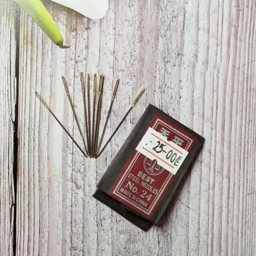 Набір голок для вишивки нитками №24