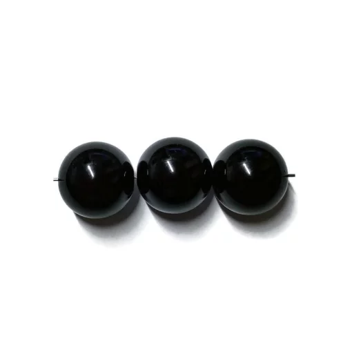 Намистина чорна, 15 мм